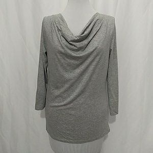 Talbots Jeweled 3/4 Quarter Sleeve T-shirt